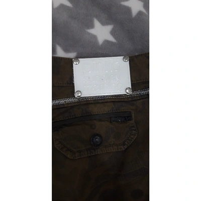 Pre-owned Pinko Brown Cotton Shorts