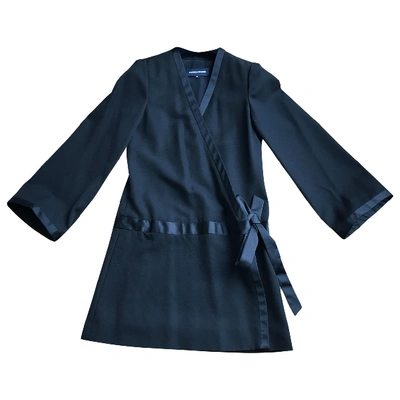 Pre-owned Vanessa Seward Wool Mini Dress In Black