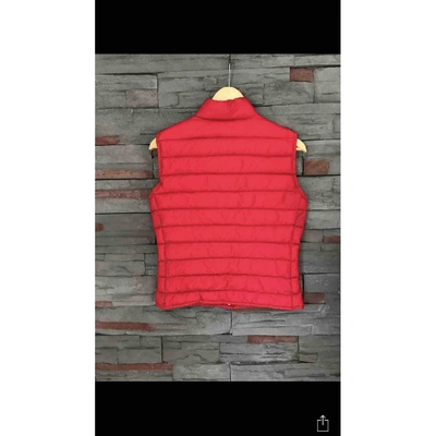 Pre-owned Moncler Puffer In Red