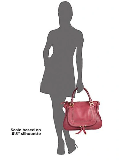 Shop Chloé Marcie Large Shoulder Bag In Blush Nude