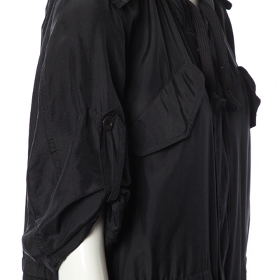 Pre-owned Faith Connexion Silk Jacket In Black