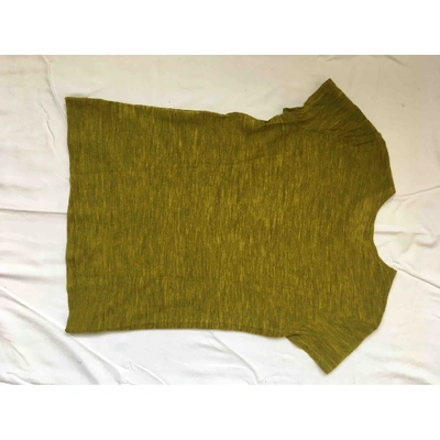 Pre-owned Nicole Farhi Wool Knitwear In Yellow