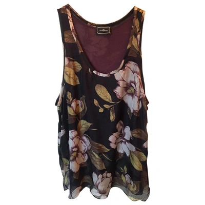 Pre-owned By Malene Birger Silk Vest In Multicolour