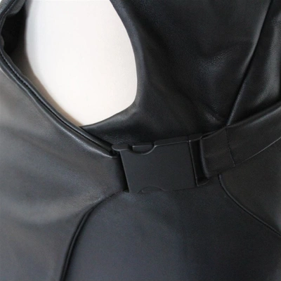 Pre-owned David Koma Silk Dress In Black