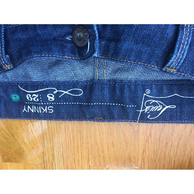 Pre-owned Levi's Slim Jeans In Blue