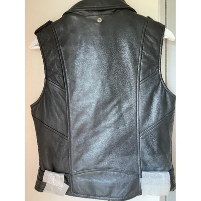 Pre-owned Schott Black Leather Leather Jackets