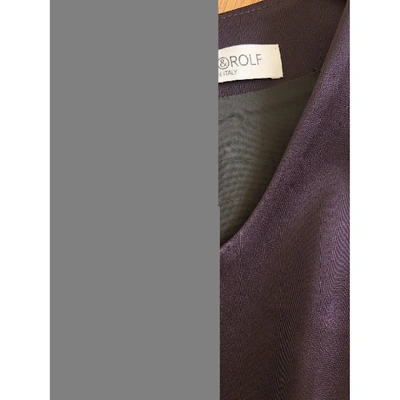 Pre-owned Viktor & Rolf Mid-length Dress In Purple