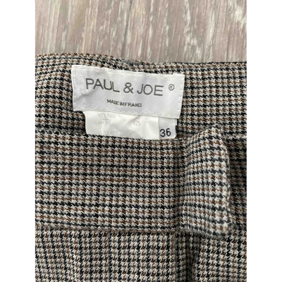 Pre-owned Paul & Joe Straight Pants In Beige
