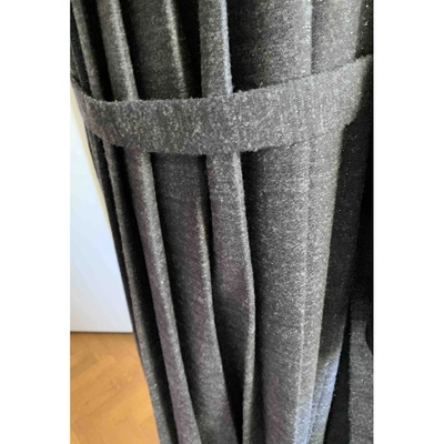 Pre-owned Vionnet Grey Wool Coat