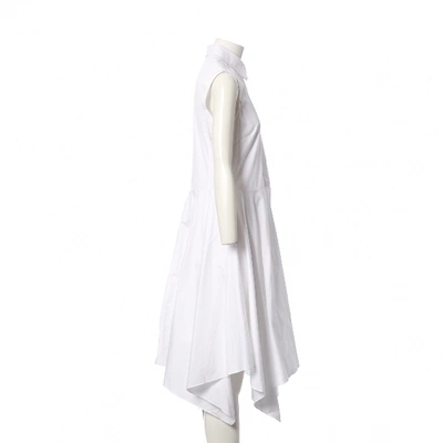Pre-owned Adam Lippes Mid-length Dress In White