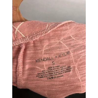 Pre-owned Kendall + Kylie Trousers In Pink