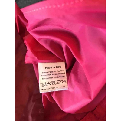 Pre-owned Fendi Pink Cotton Coat