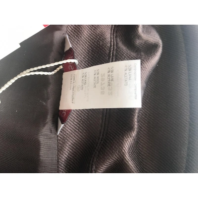 Pre-owned Versace Wool Suit Jacket In Brown