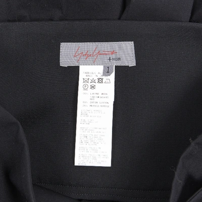 Pre-owned Yohji Yamamoto Wool Mid-length Skirt In Black