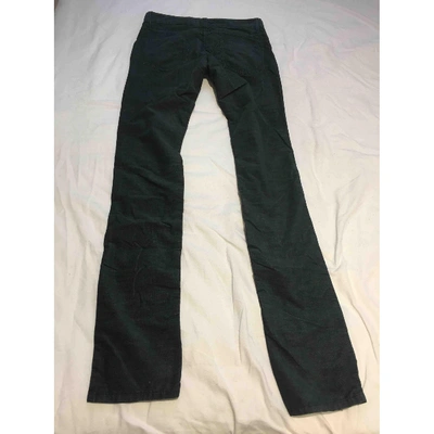 Pre-owned Isabel Marant Étoile Straight Pants In Blue
