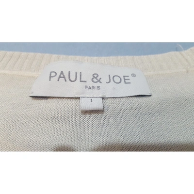 Pre-owned Paul & Joe White Silk  Top