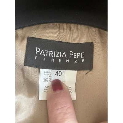 Pre-owned Patrizia Pepe Camel Wool Coat