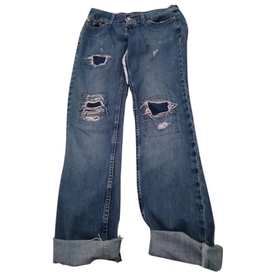 Pre-owned Levi's Blue Cotton Jeans