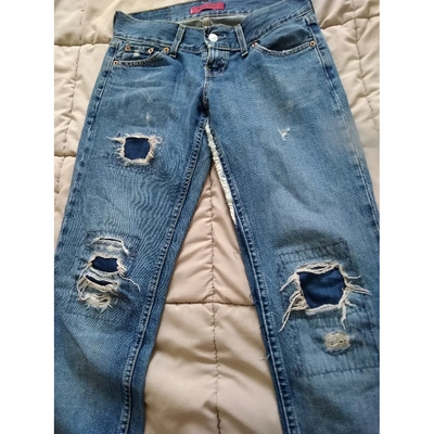 Pre-owned Levi's Blue Cotton Jeans