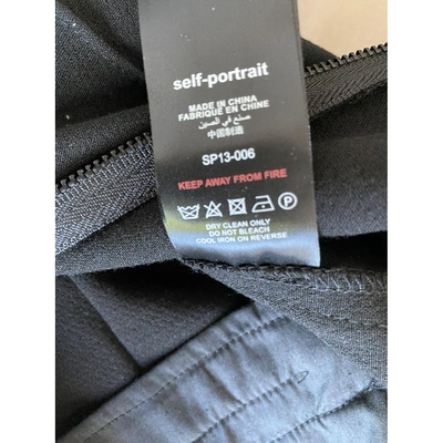 Pre-owned Self-portrait Jumpsuit In Black
