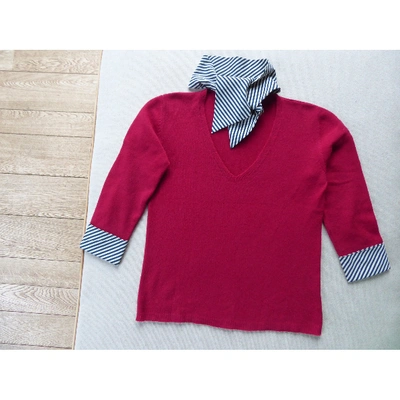 Pre-owned Prada Cashmere Jumper In Pink