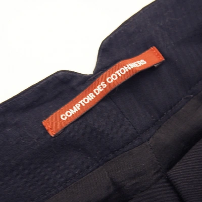 Pre-owned Comptoir Des Cotonniers Wool Trousers In Black