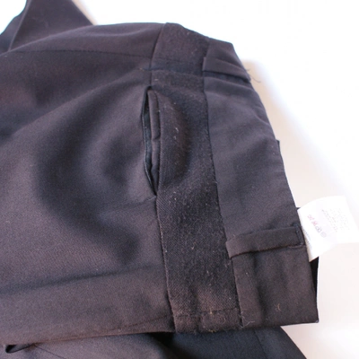 Pre-owned Comptoir Des Cotonniers Wool Trousers In Black