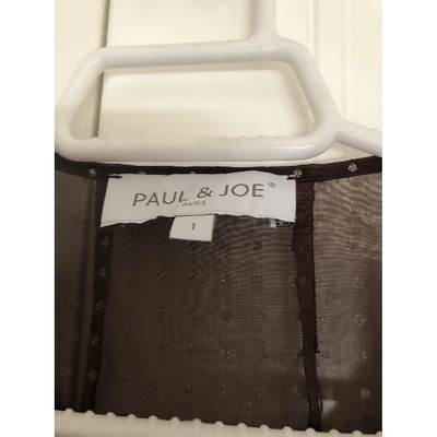 Pre-owned Paul & Joe Silk Blouse In Brown