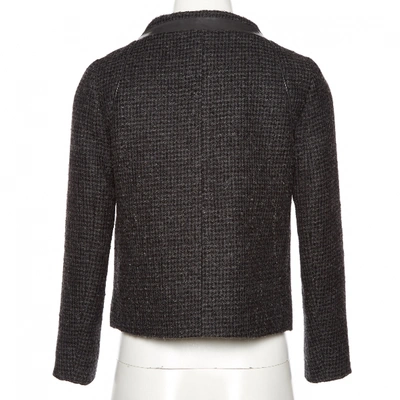 Pre-owned Chloé Wool Short Vest In Grey