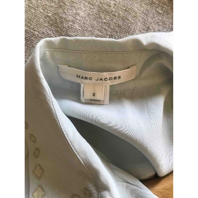 Pre-owned Marc Jacobs Silk Blouse In Blue