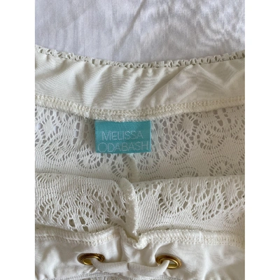 Pre-owned Melissa Odabash White Lycra Shorts