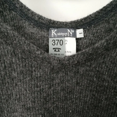 Pre-owned Kristensen Du Nord Silk Camisole In Grey