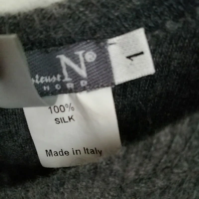 Pre-owned Kristensen Du Nord Silk Camisole In Grey