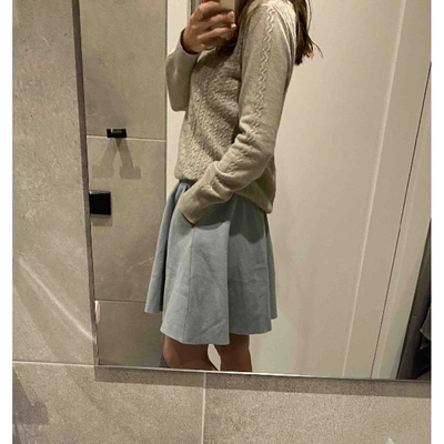 Pre-owned Humanoid Wool Mini Skirt In Blue