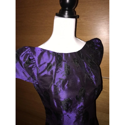 Pre-owned Reiss Mid-length Dress In Purple