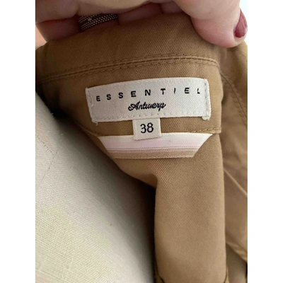 Pre-owned Essentiel Antwerp Beige Cotton Jacket
