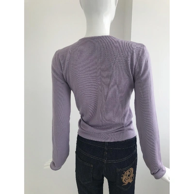 Pre-owned Valentino Wool Knitwear In Purple