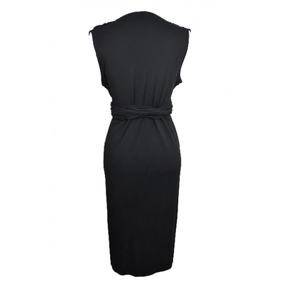 Pre-owned Valentino Mid-length Dress In Black