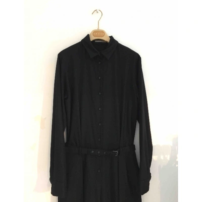 Pre-owned Bottega Veneta Wool Jumpsuit In Black