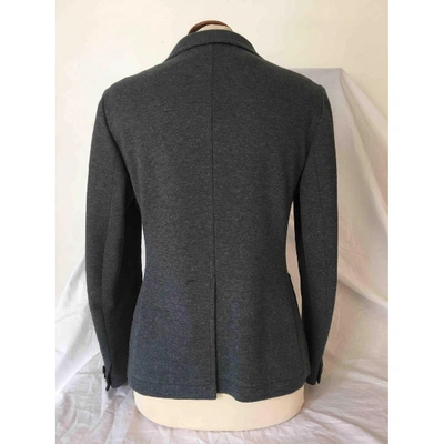 Pre-owned Tagliatore Grey Cotton Jacket