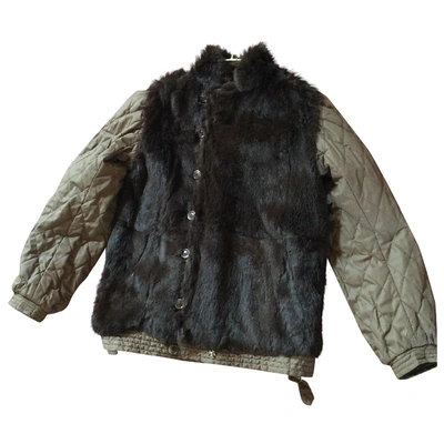 Pre-owned Saint Laurent Brown Beaver Jacket