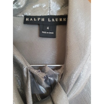 Pre-owned Ralph Lauren Silk Blouse In Silver