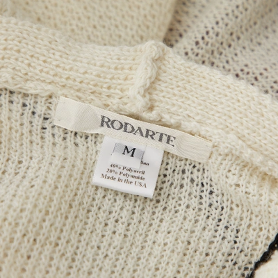 Pre-owned Rodarte Wool Cardigan In Ecru