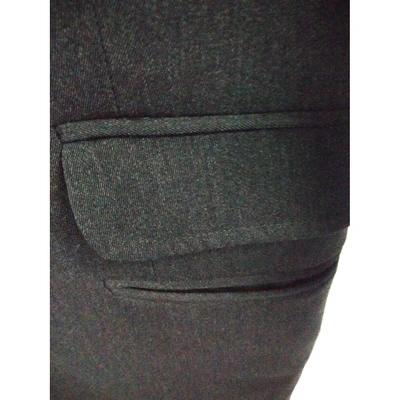 ALBERTO BIANI Pre-owned Wool Suit Jacket In Anthracite