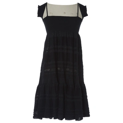 Pre-owned Chanel Black Cashmere Dress