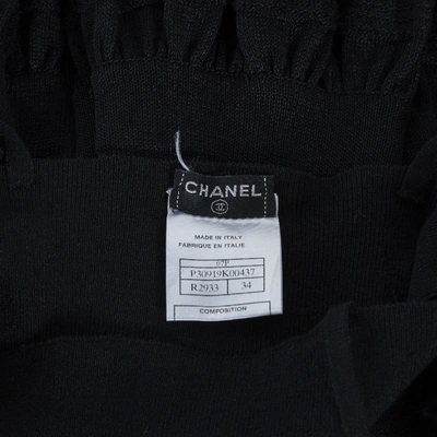 Pre-owned Chanel Black Cashmere Dress