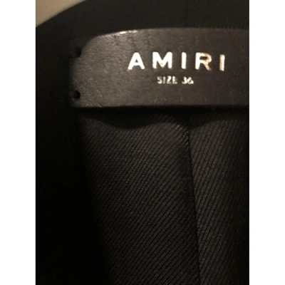 Pre-owned Amiri Coat In Black