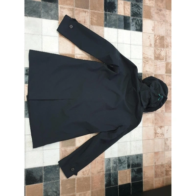 Pre-owned Save The Duck Trench Coat In Black