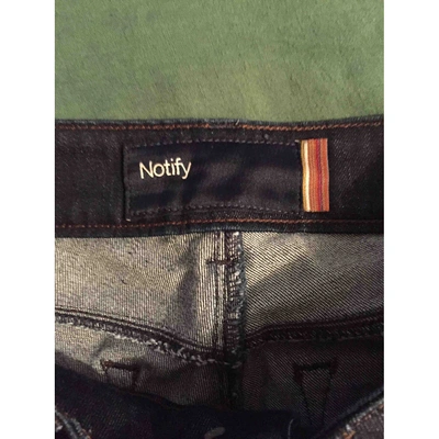 Pre-owned Notify Blue Cotton - Elasthane Jeans