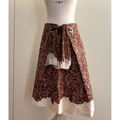 Pre-owned Ferragamo Multicolour Silk Skirt